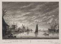 KG 07246
<br/>
Gezicht bij de oude jachthaven naar het Blauwhoofd
<br/>
<em>Fokke, Simon (1712-1784)</em>